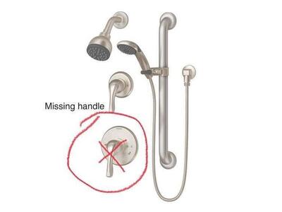 Symmons Wall-Mounted Shower Trim Kit