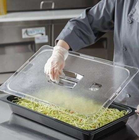 6pc Polycarbonate Pan Lid w/ Handle - 20x12in