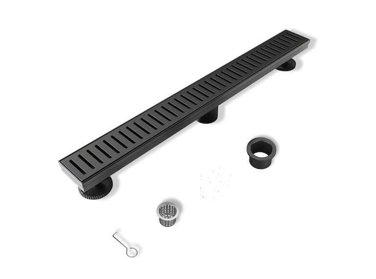 36 Inch Linear Shower Drain, Removable Grate