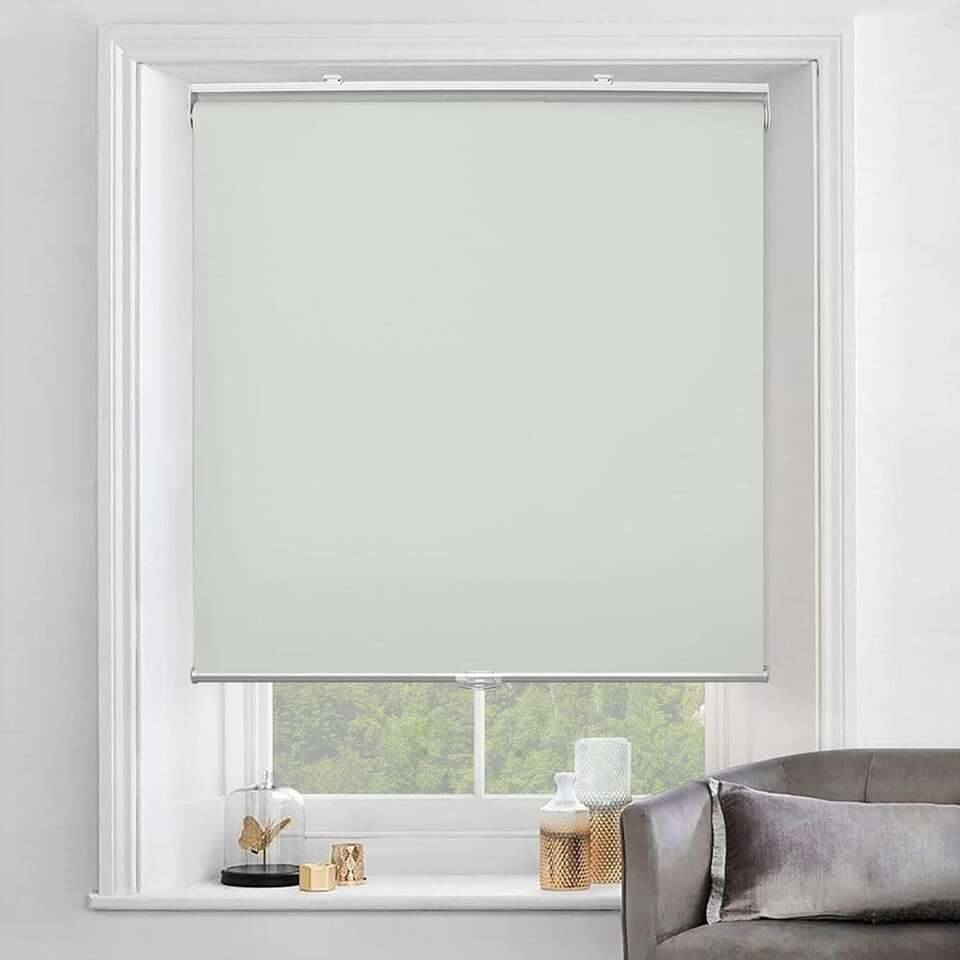 33W x 72H Inch Blackout Roller Shade - Silver