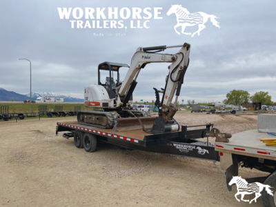 8.6 x22 Deck Over Equipment Hauler 15K/ 8 I Beam Frame *SPARE TIRE INCLUDED*