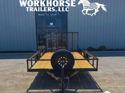 7x14 Workhorse Trailer-Base Model *SPARE TIRE INCLUDED*