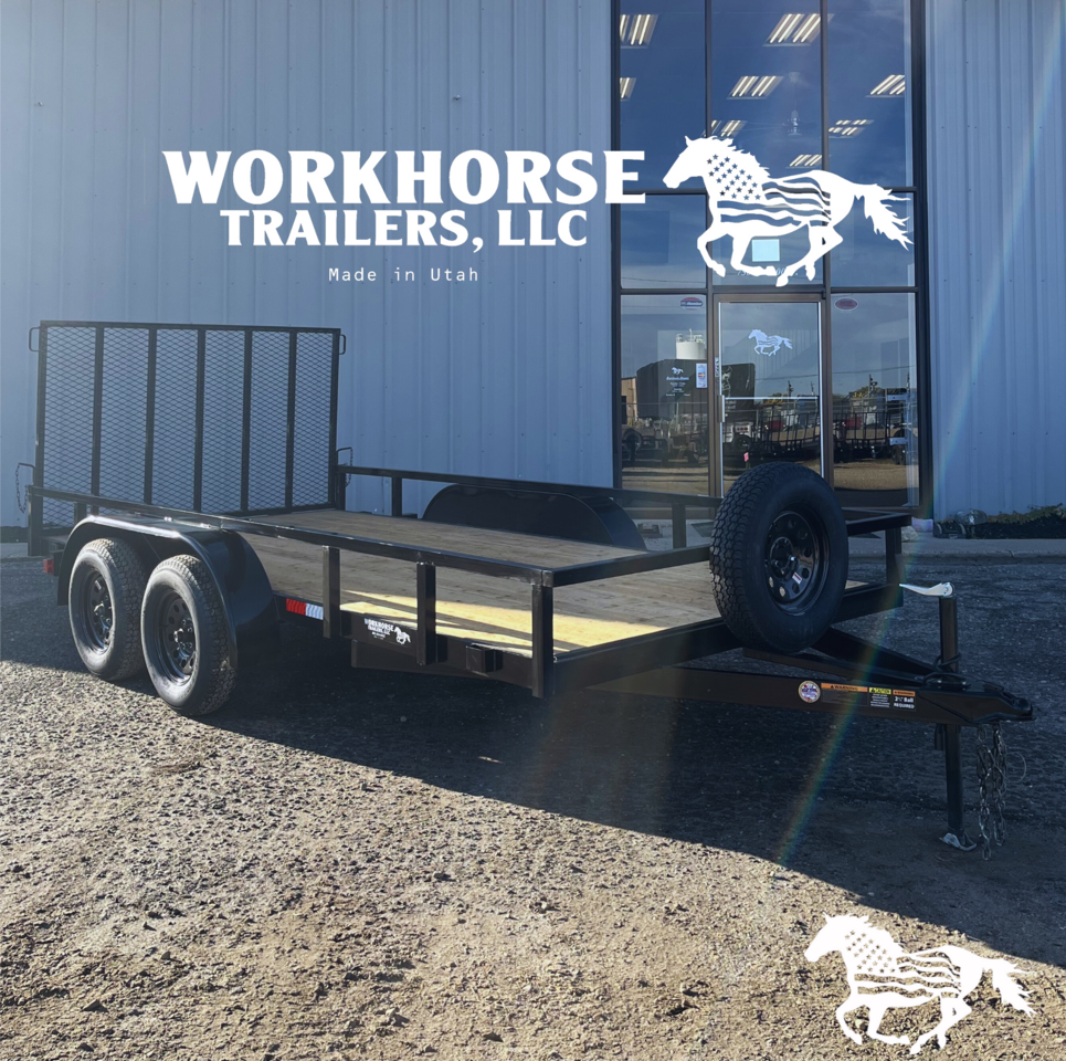 7x14' Workhorse Tandem Utility Base *SPARE TIRE INCLUDED*