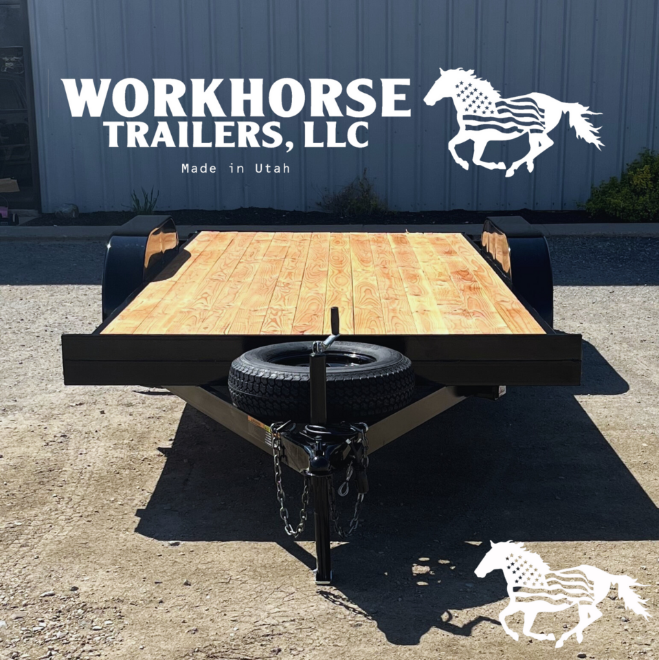 7x16 Tandem Axle Car Hauler Base Model *SPARE TIRE INCLUDED* SALE