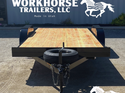 7x16 Tandem Axle Car Hauler Base Model *SPARE TIRE INCLUDED* SALE