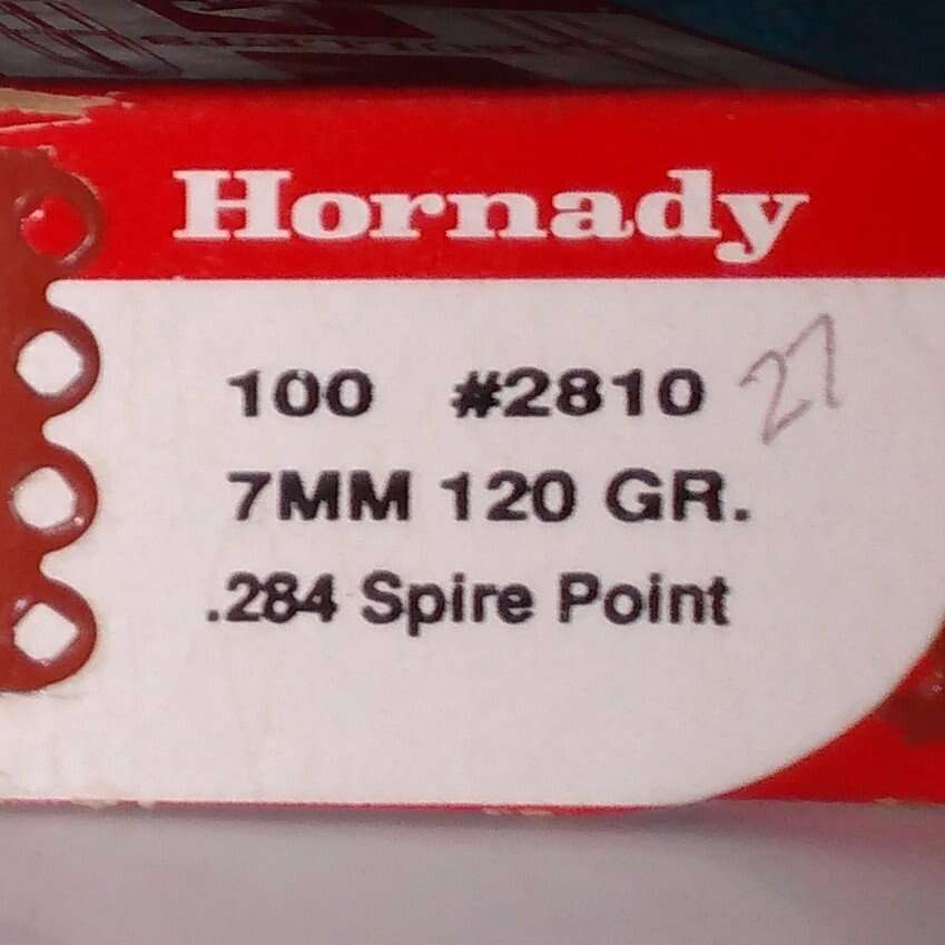 Hornady 7 mm reloading bullets