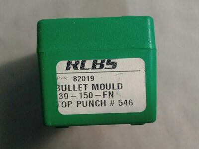 RCBS bullet mould 30-150-FN
