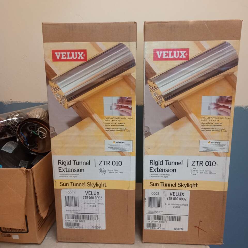 Sun tunnel skylight extenders 10 inch