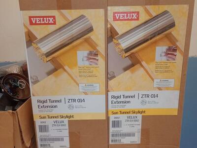 Skylight tunnel extenders 14 in