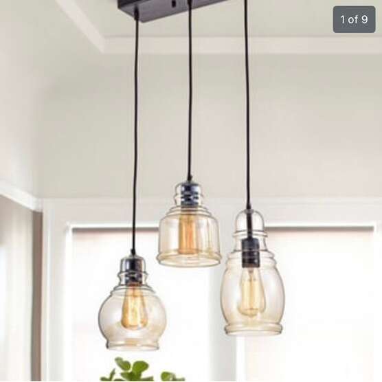 3 New Cluster Pendant Lights (Free Delivery SLC)