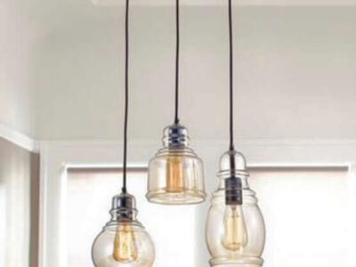 3 New Cluster Pendant Lights (Free Delivery SLC)