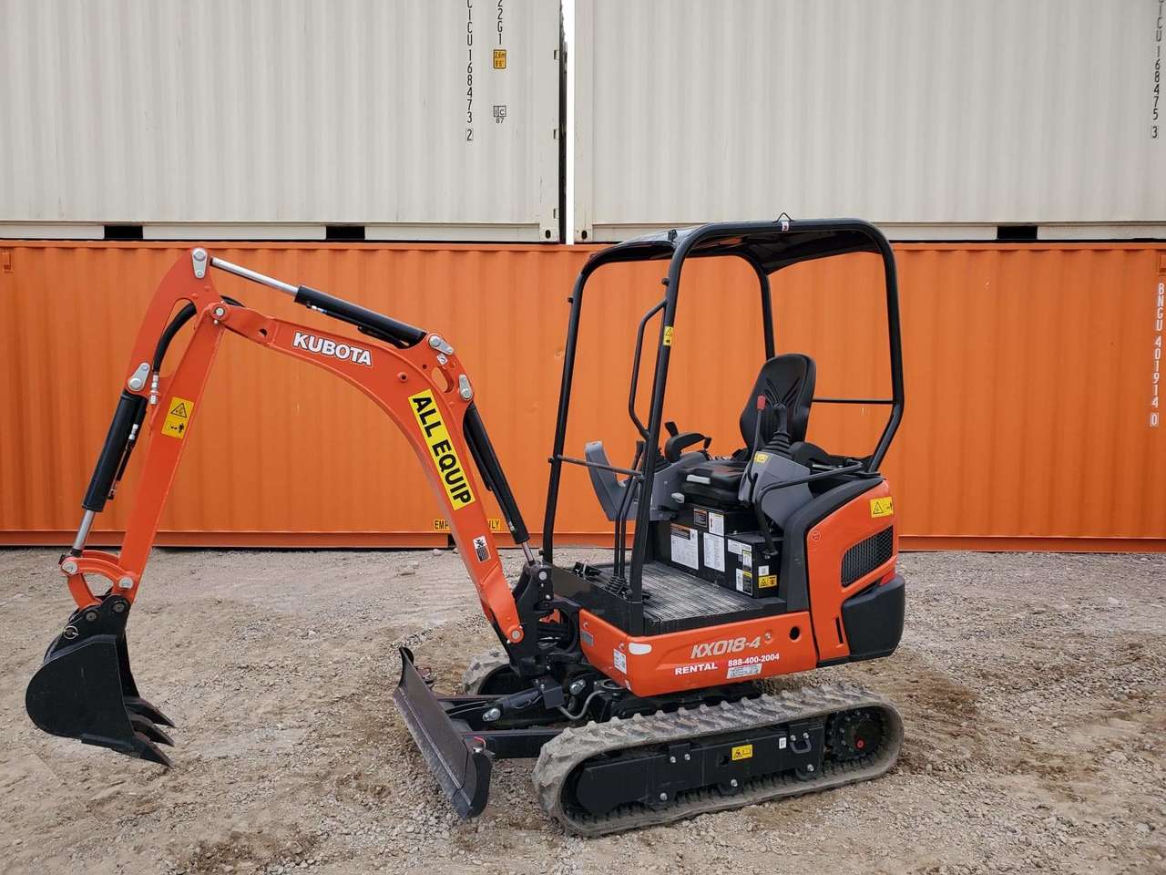 Kubota KX018 Mini Excavator / Trackhoe Rentals Mini Ex