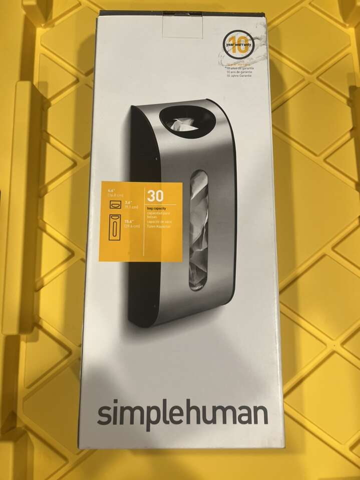 Simplehuman Wall Mount Grocery Bag Dispenser