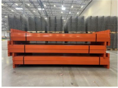 Mecalux Pallet Rack Beams 96" x 4" Mecalux Tear Drop, 4 pin