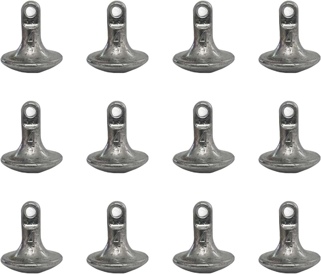 4, 6 & 8 oz Mushroom Decoy Weights