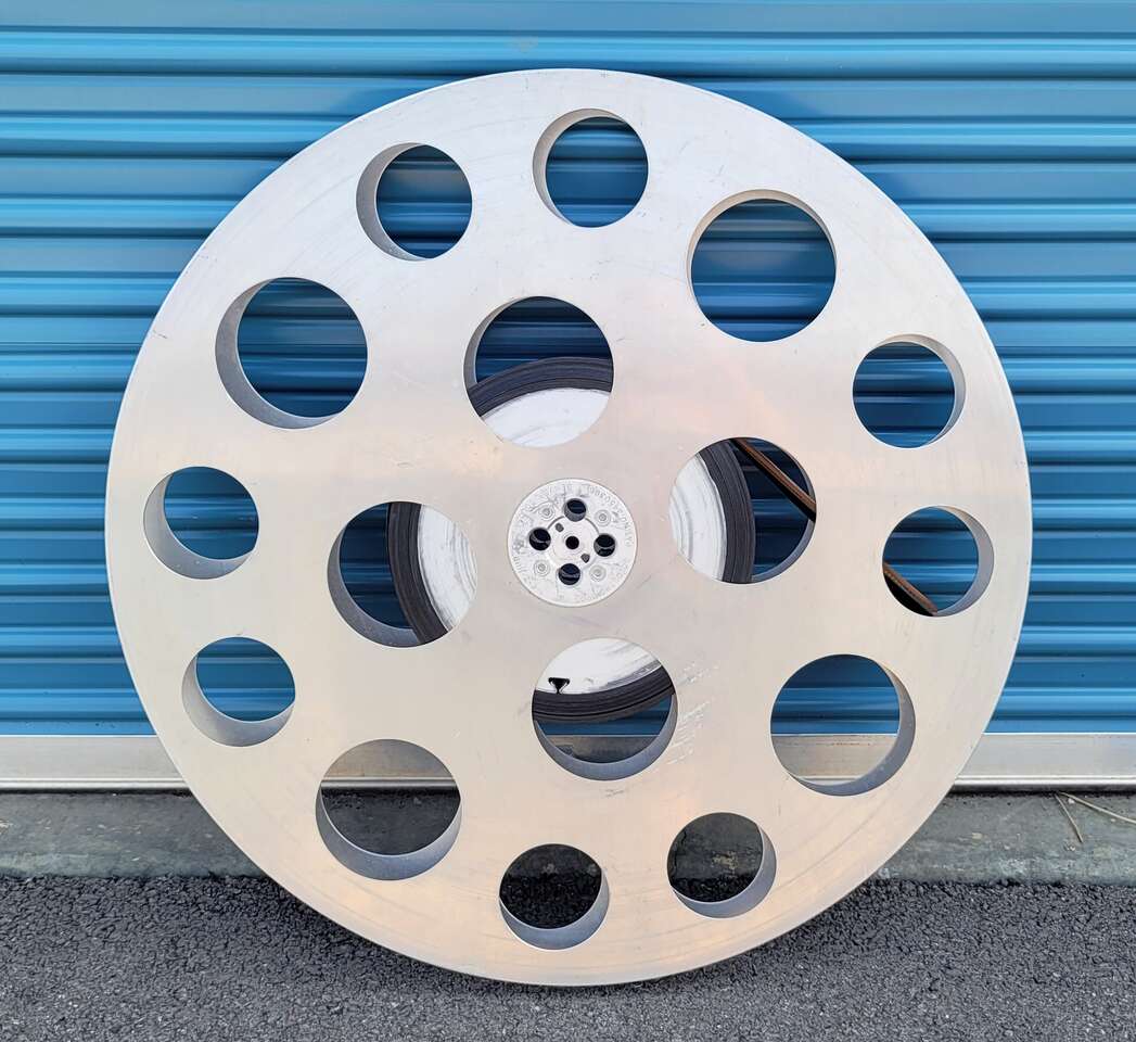 70mm Goldberg Bros Inc. Film Reel 3' in Diameter-Comes with Barbara Streisand's Yentl