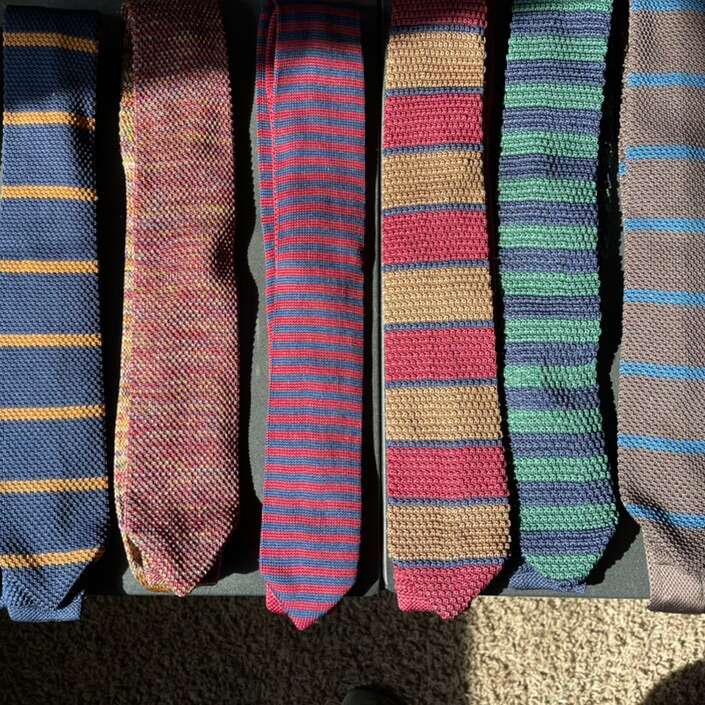 NEW Knitted Wool Ties For Sale