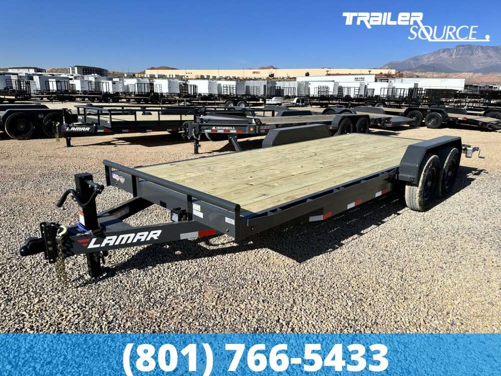 2024 Lamar H6 20' 14K Bumper Trailer Dovetail, Slide Out Ramps