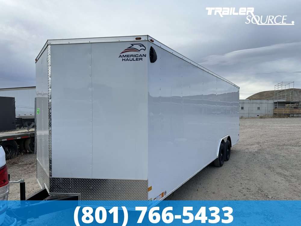 2025 American Hauler Arrow Deluxe 8.5x24 Tandem Axle Enclosed Cargo Trailer 7'0" Interior 10K D-Rings, Ramp Door, Ramp