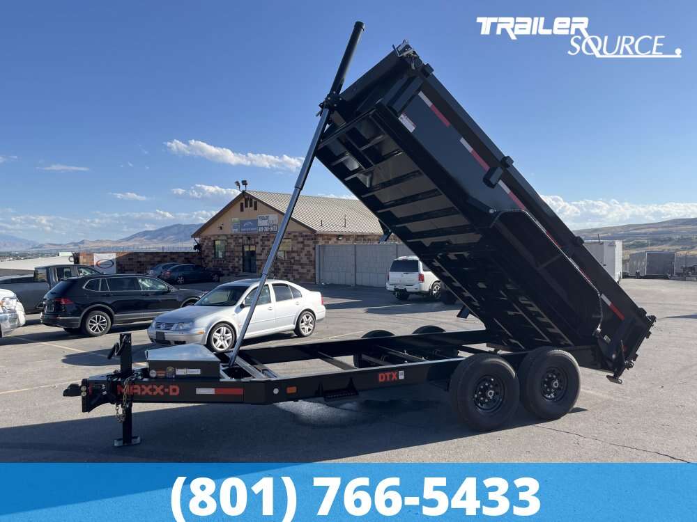 7x14 Maxx-D DTX Dump Trailer - 24" Sides - 15K GVWR
