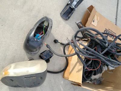 Snow plow headlights