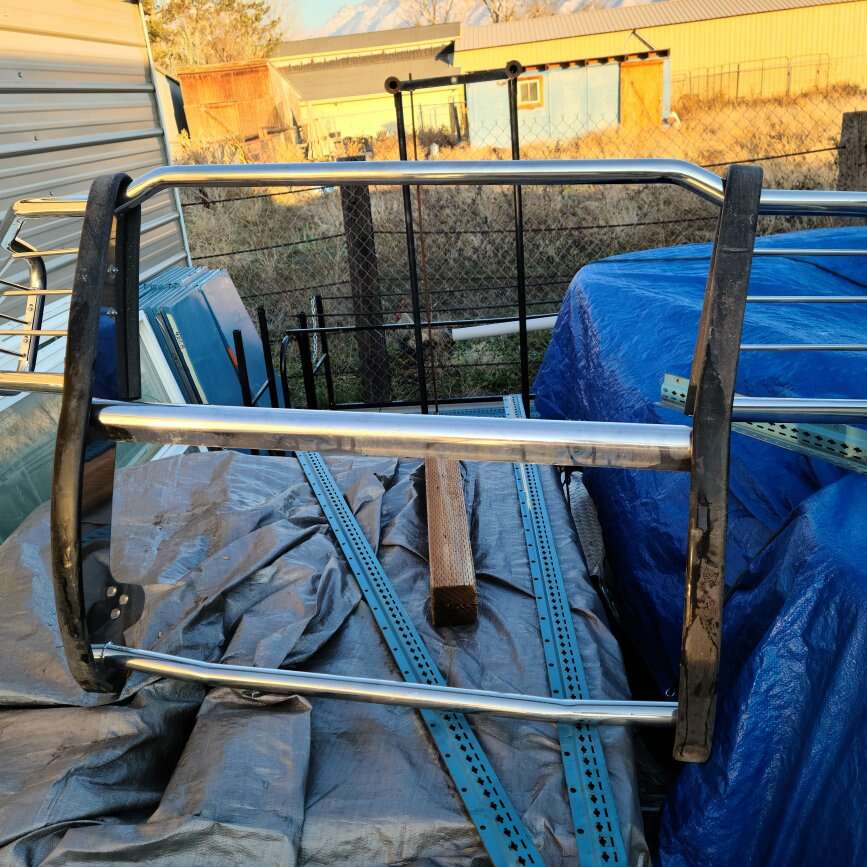 Chrome chevy push guard