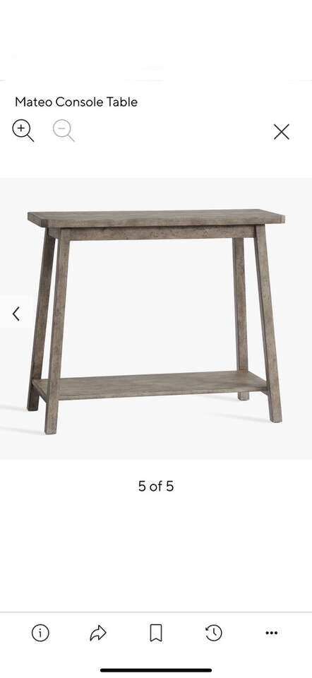 Pottery Barn Mateo Console Table Perfect Cond $250