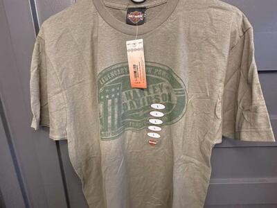 Harley Davidson T-shirt Golden spike New W/tags L