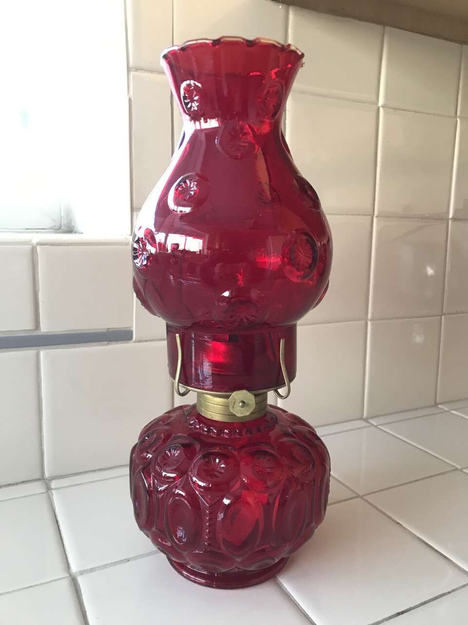 Wright Glassworks Oil Lamp