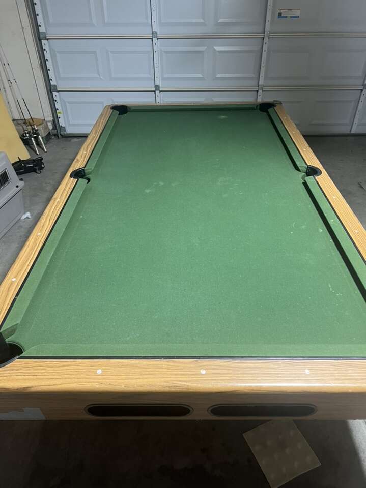 8’ Slate Pool Table Furniture