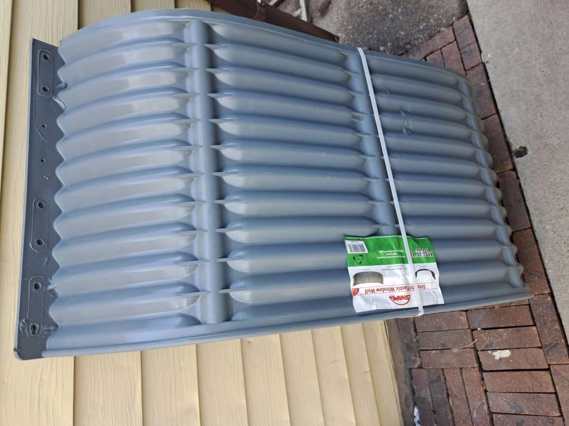 Shape products straight plastic wimdow well