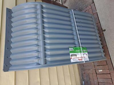 Shape products straight plastic wimdow well