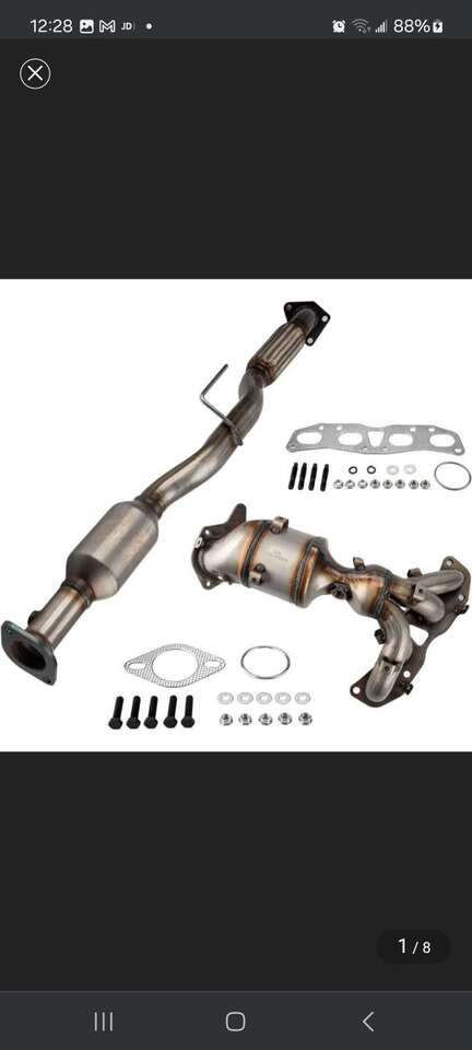 nissan altima 2007-12 catalytic converter