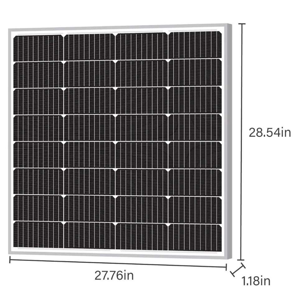 newpowa compact solar panel NPA100M-121 100W 12V