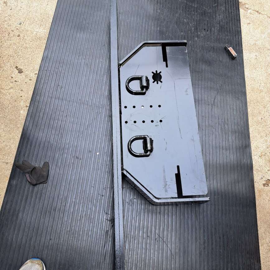 buyers products 1809031A pintle mount hitch plate