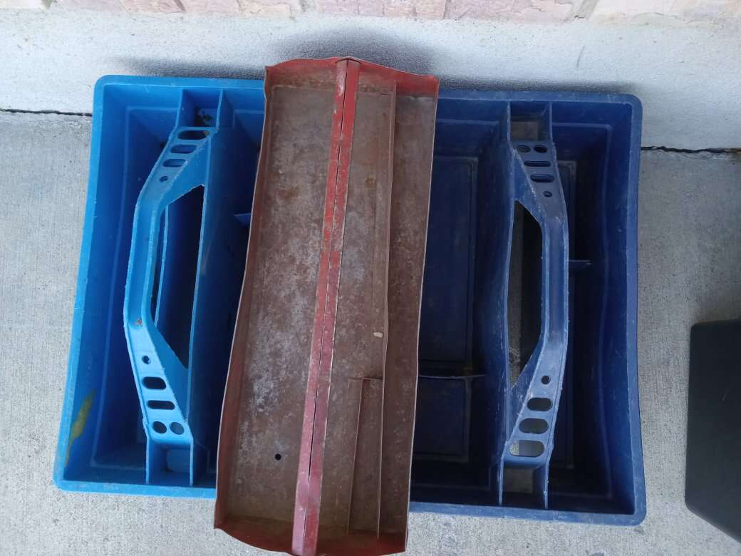 Tool Box Utility Trays Stackable Project DIY Carriers