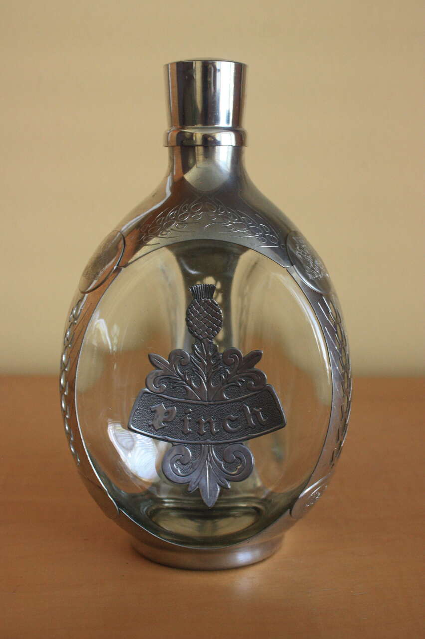 Vintage Haig Pinch Whiskey Glass Bottle
