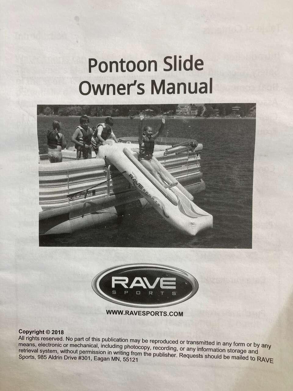 Rave Sports Pontoon Slide