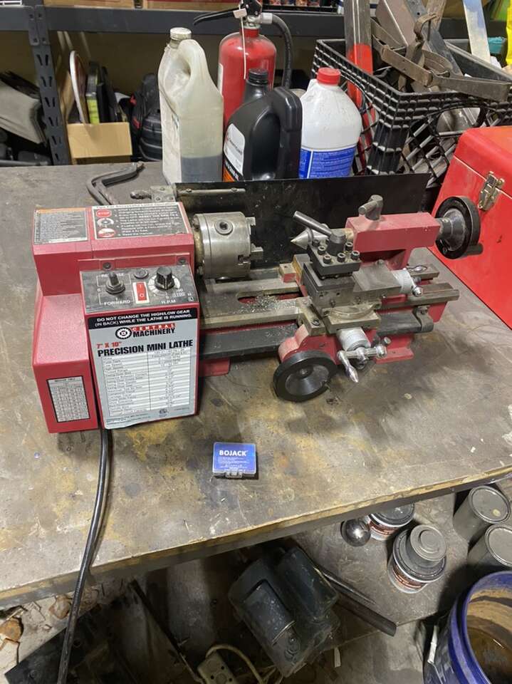 Central Machinery 7x10 Lathe Metal L… Industrial