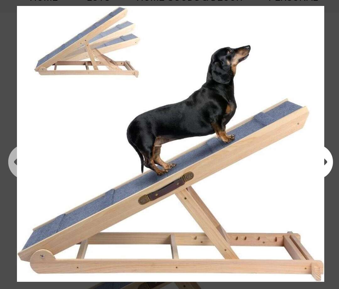 NEW Wooden Folding Pet Ramp