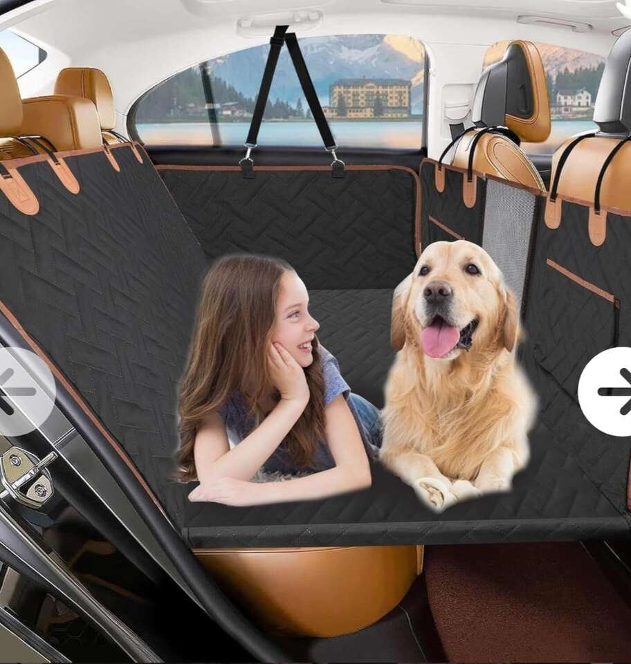 NEW Pet/Dog Waterproof Back Seat Cover Extender Protector