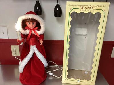 Christmas Girl - animated lighted