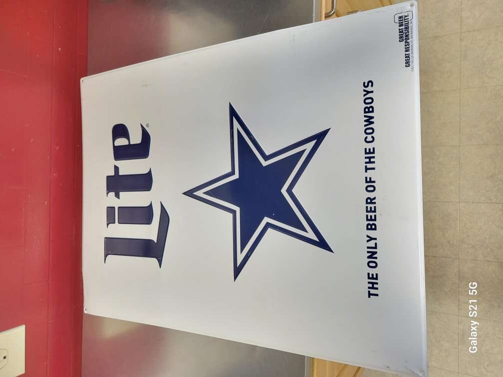 Dallas COWBOYS "Lite" Beer Sign