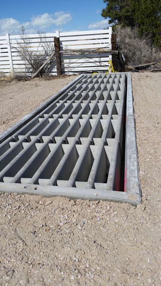 Concrete cattle guard Livestock