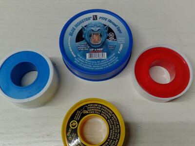 Teflon thread seal tapes