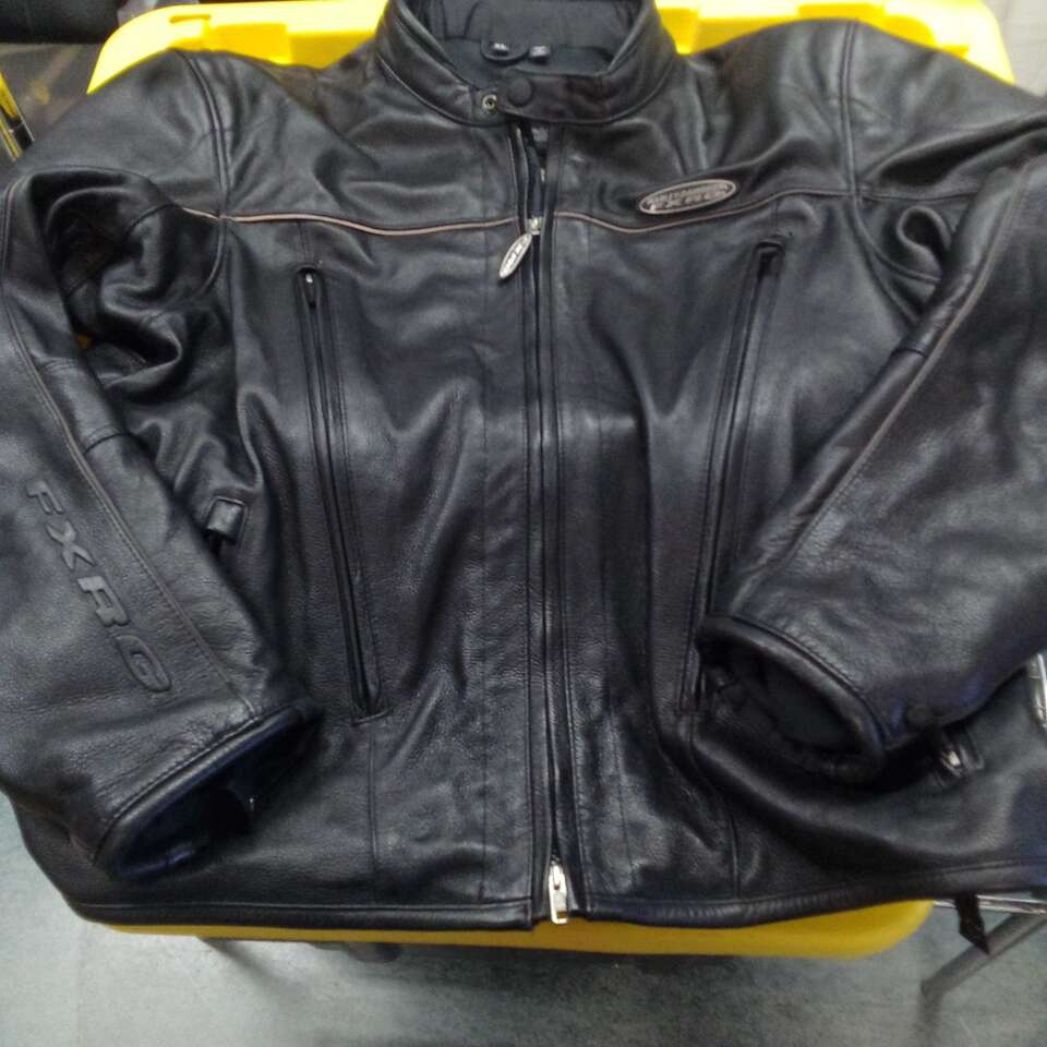Harley-Davidson black leather jacket