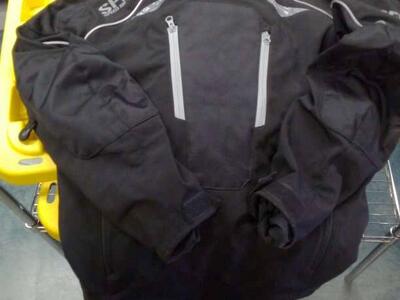 Motorcycle riding jacket by speed and strength