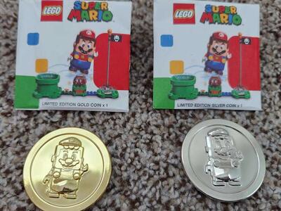 Lego Mario Challenge Coins