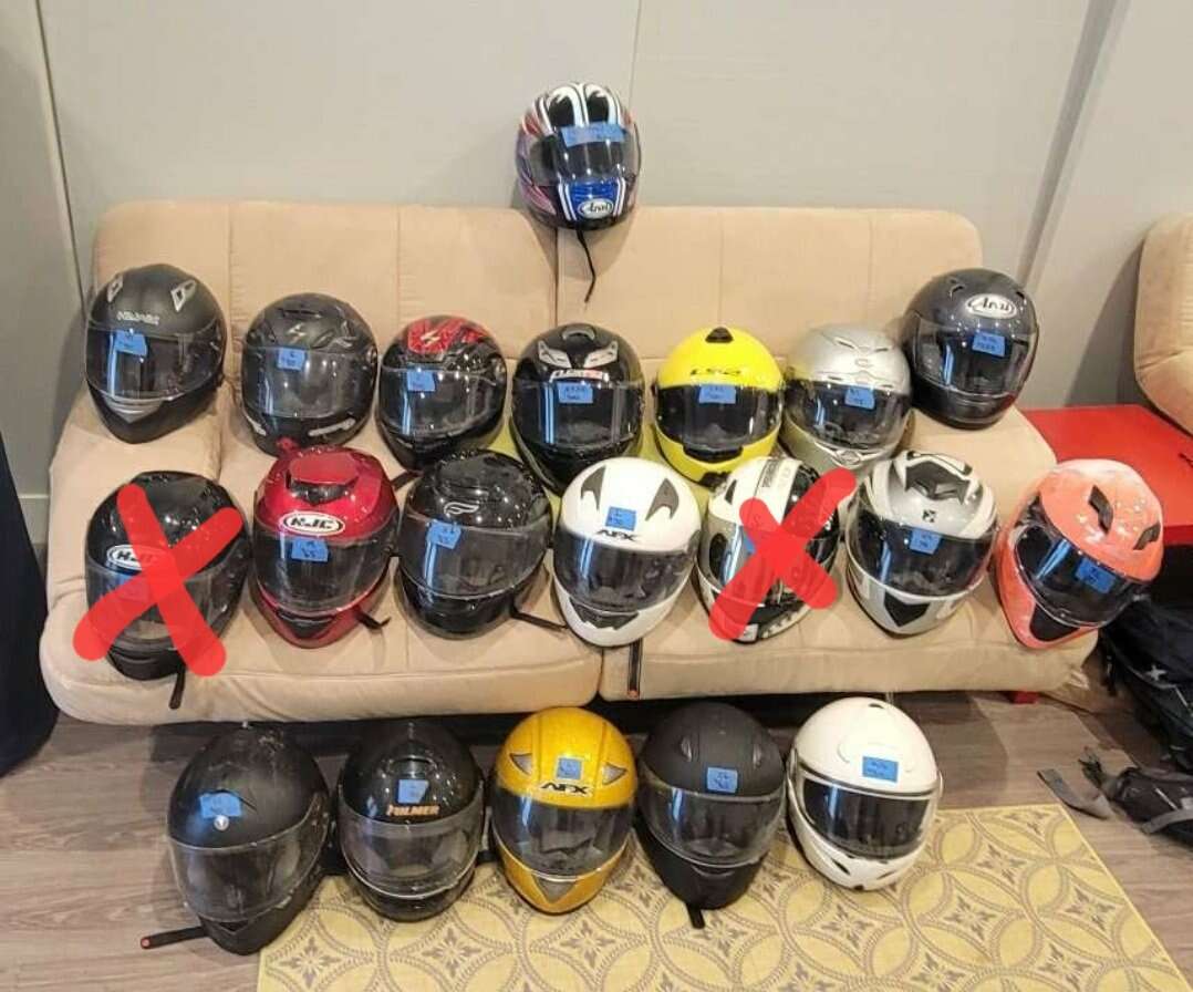 lots of Motorcycle Helmets for sale - motorcycle Helmet