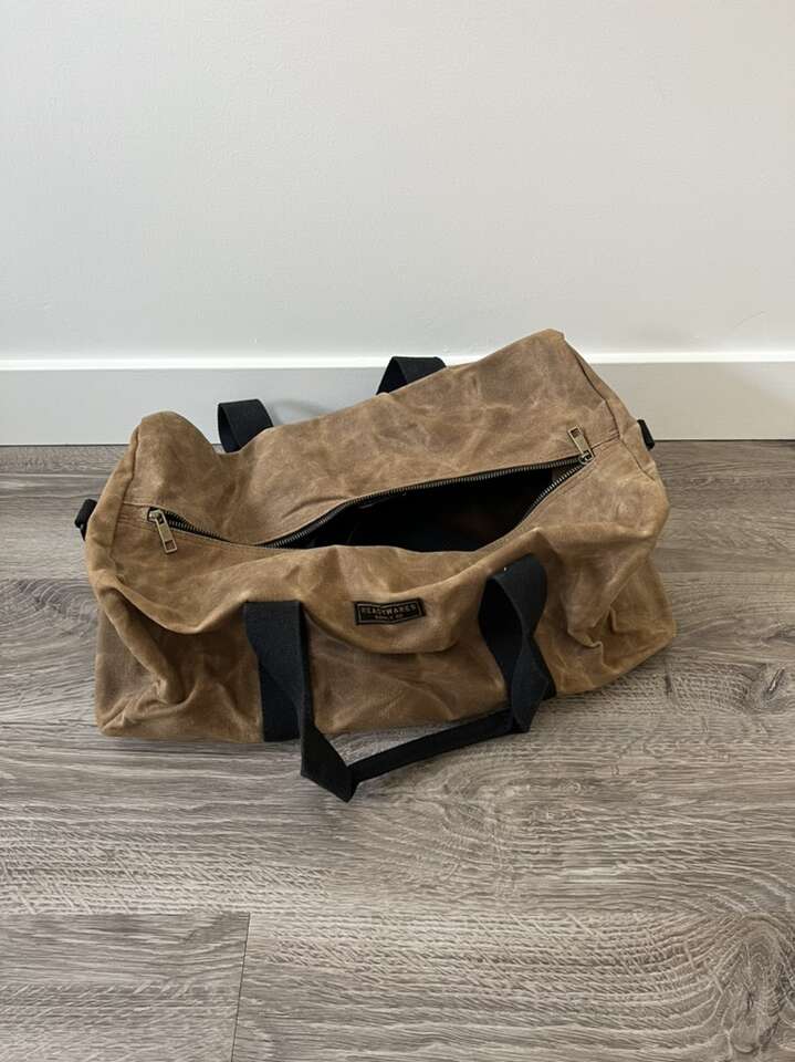 Heavyweight Canvas Duffel Bag Medium Size Unused